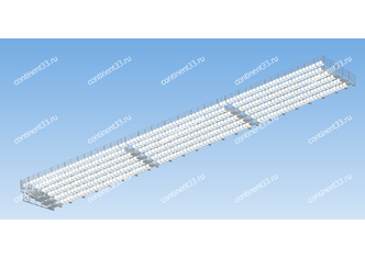 Трибуна сборно-разборная 6-ти рядная на 500 мест